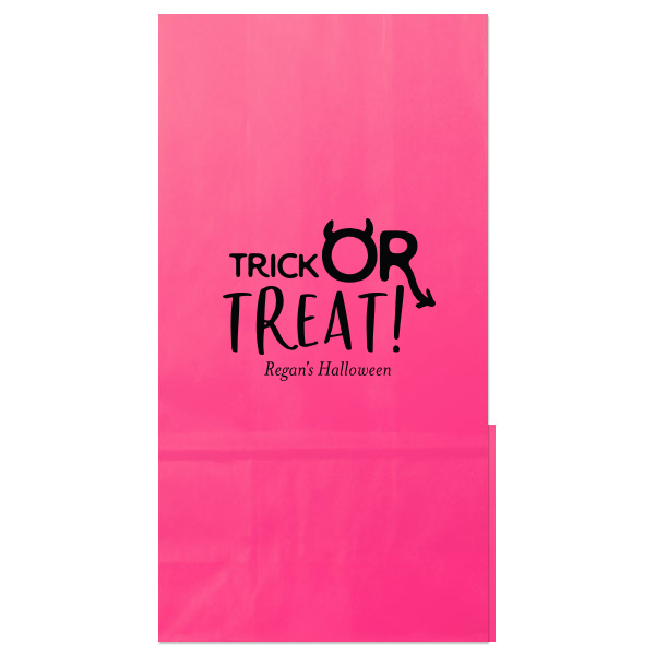 25 Trick Or Treat Devil Bag - Personalized Seasonal Gloss Goodie Bag (Foil)