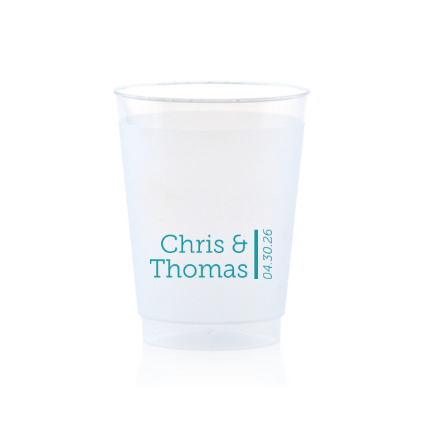 Our custom Matte Teal/Peacock Ink 9 oz Frost Flex Cup with Matte Teal/Peacock Ink Cup Ink Colors will add that special attention to detail that cannot be overlooked.