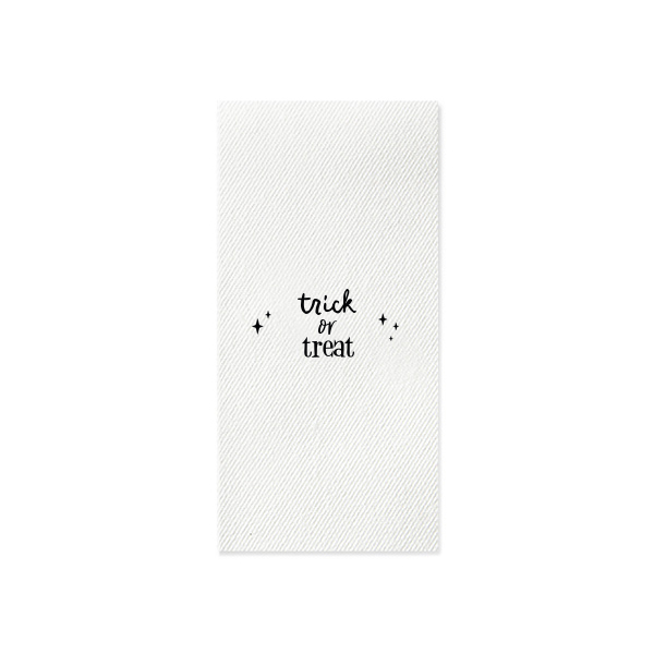 50 Trick Or Treat Napkin - Personalized Folded Dinner Napkin (Foil)