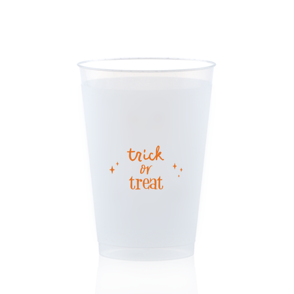 50 Trick Or Treat Cup - Personalized 12-oz. Frosted Cup (Ink)
