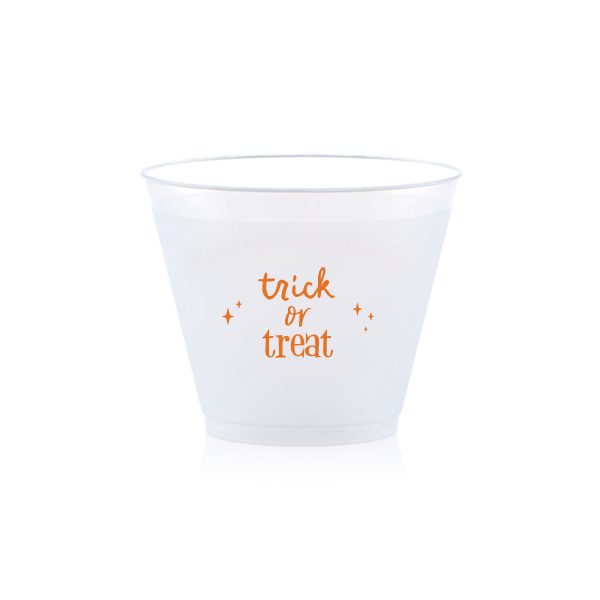 50 Trick Or Treat Cup - Personalized 9-oz. Frosted Cup (Ink)