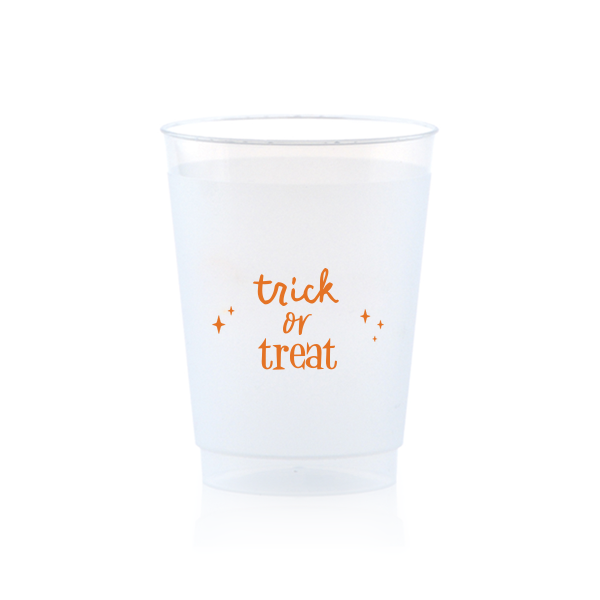 50 Trick Or Treat Cup - Personalized 10-oz. Frosted Cup (Ink)