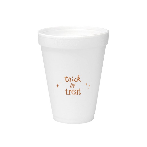 50 Trick Or Treat Cup - Personalized 12-oz. Styrofoam Cup (Ink)
