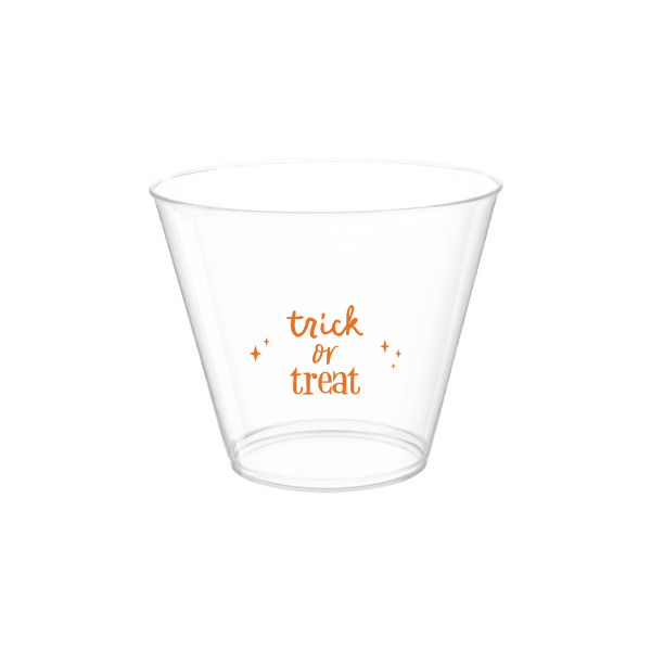 50 Trick Or Treat Cup - Personalized 9-oz. Hard Plastic Cup (Ink)