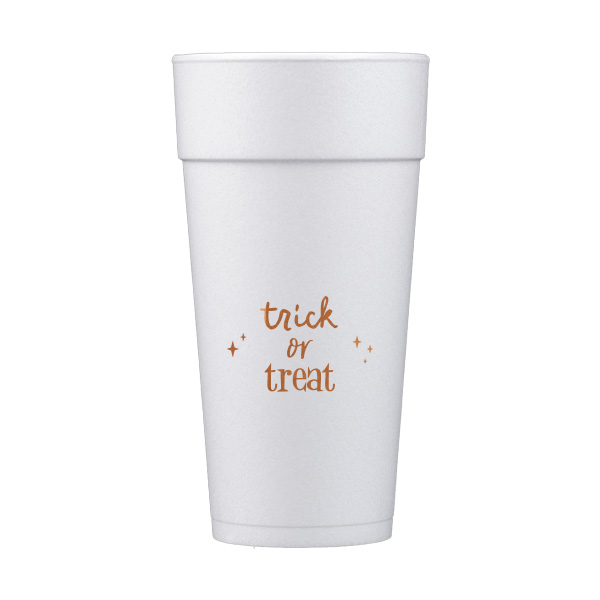 50 Trick Or Treat Cup - Personalized 24-oz. Styrofoam Cup (Ink)