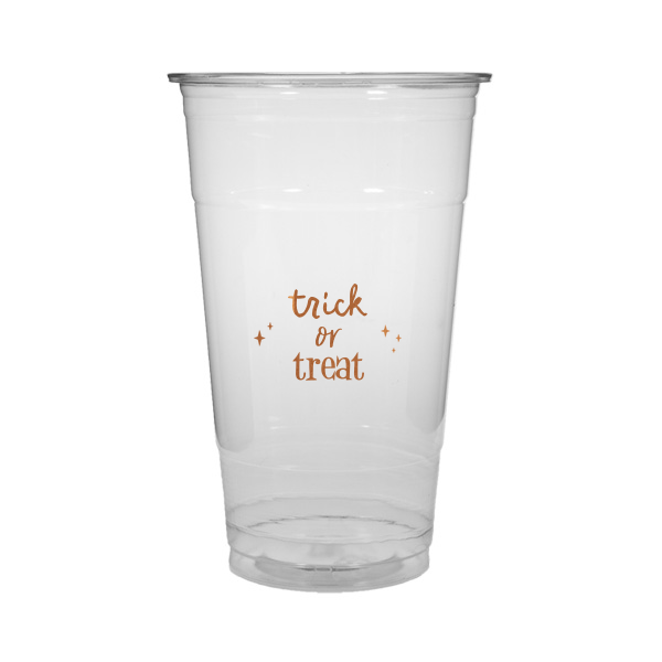 50 Trick Or Treat Cup - Personalized 24-oz. Soft Plastic Cup (Ink)