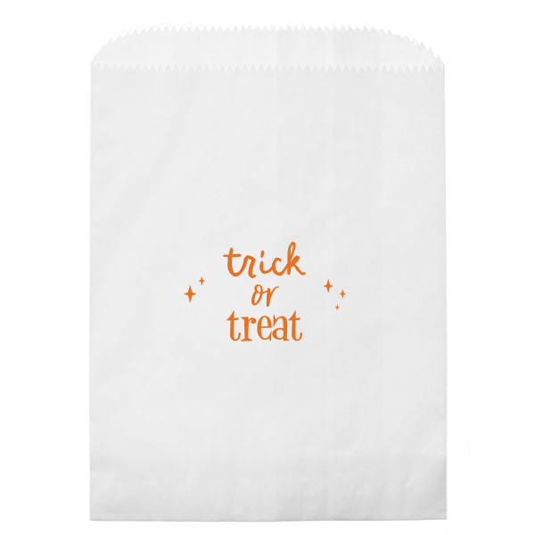 25 Trick Or Treat Bag - Personalized Cookie Bag (Foil)