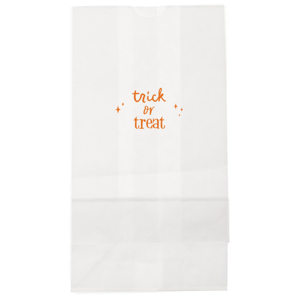 25 Trick Or Treat Bag - Personalized Lunch Bag (Foil)
