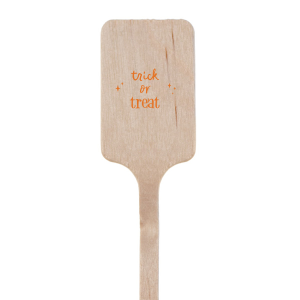100 Trick Or Treat Stir Stick - Personalized Rectangle Stir Stick (Foil)