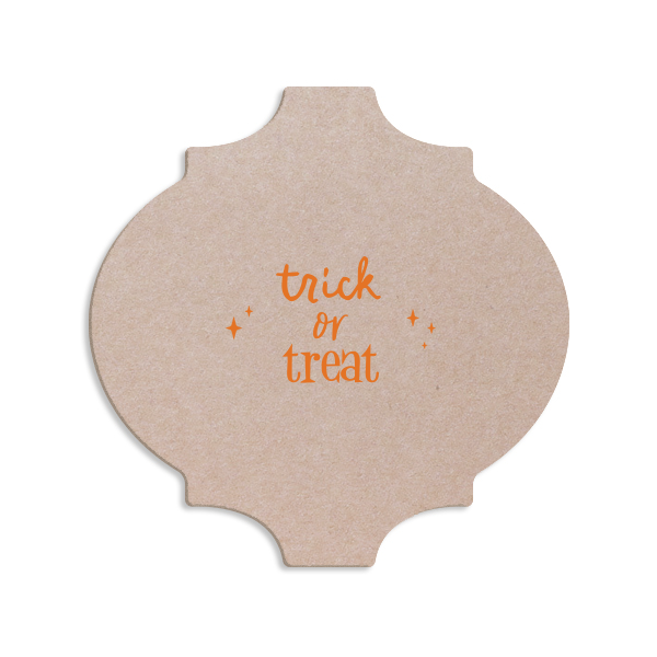 50 Trick Or Treat Coaster - Personalized Ornament (Foil)