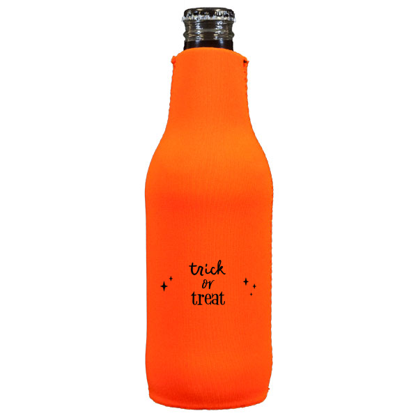 12 Trick Or Treat Can Cooler - Personalized Bottle Cooler (Ink)