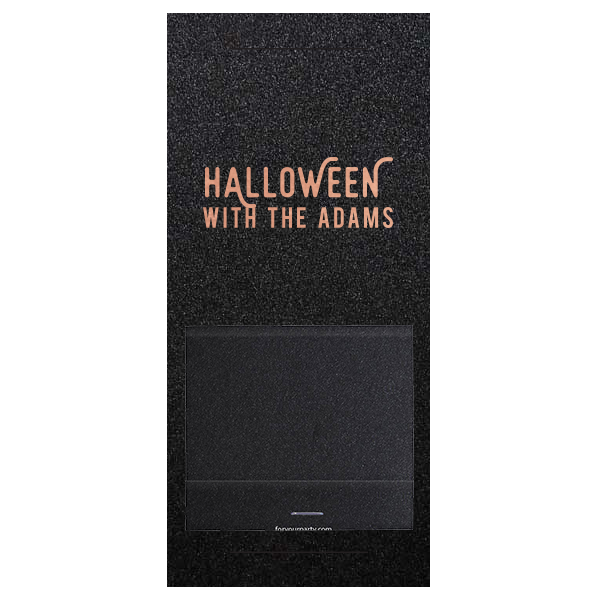 50 Light Up the Halloween Night Sprinkler Sleeve - Personalized Sparkler Sleeve with Matchbook (Foil)