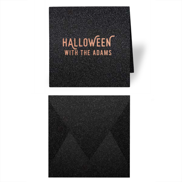 50 Light Up the Halloween Night Gift Enclosure - Personalized Gift Enclosure (Foil)