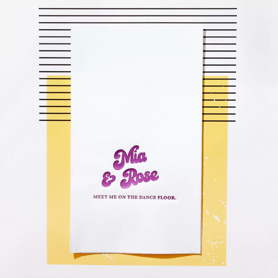 Mod Mediterranean Retro Guest Towel