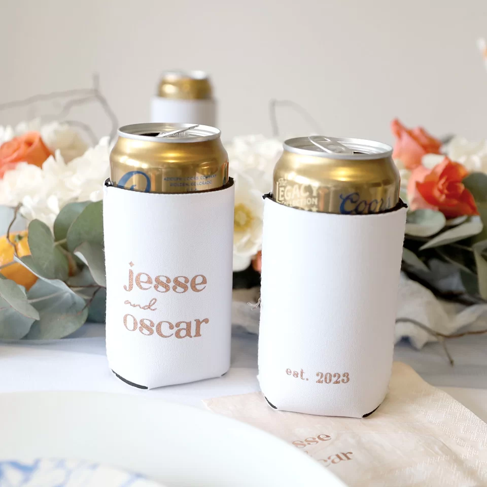Hinterland Honeymoon Names and Date Can Cooler
