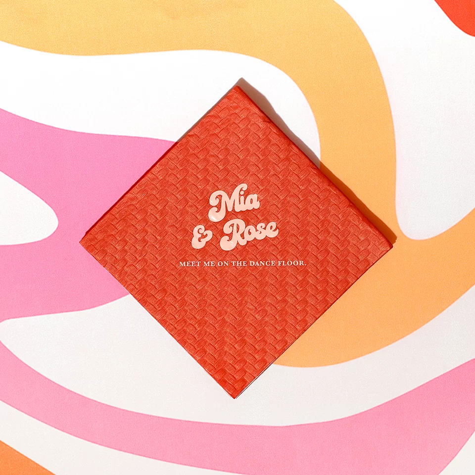 Woven Diamond Cocktail Napkin