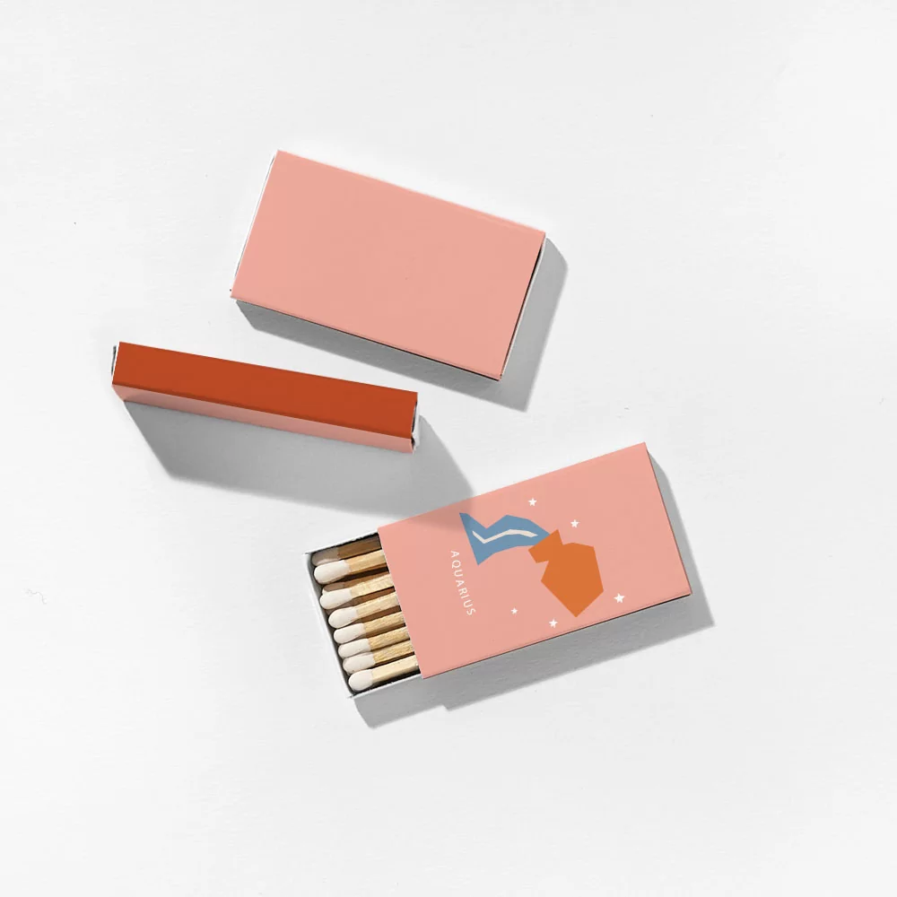 Color Pop Zodiac Matchboxes