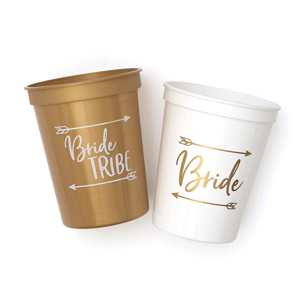 bride tribe gold and white