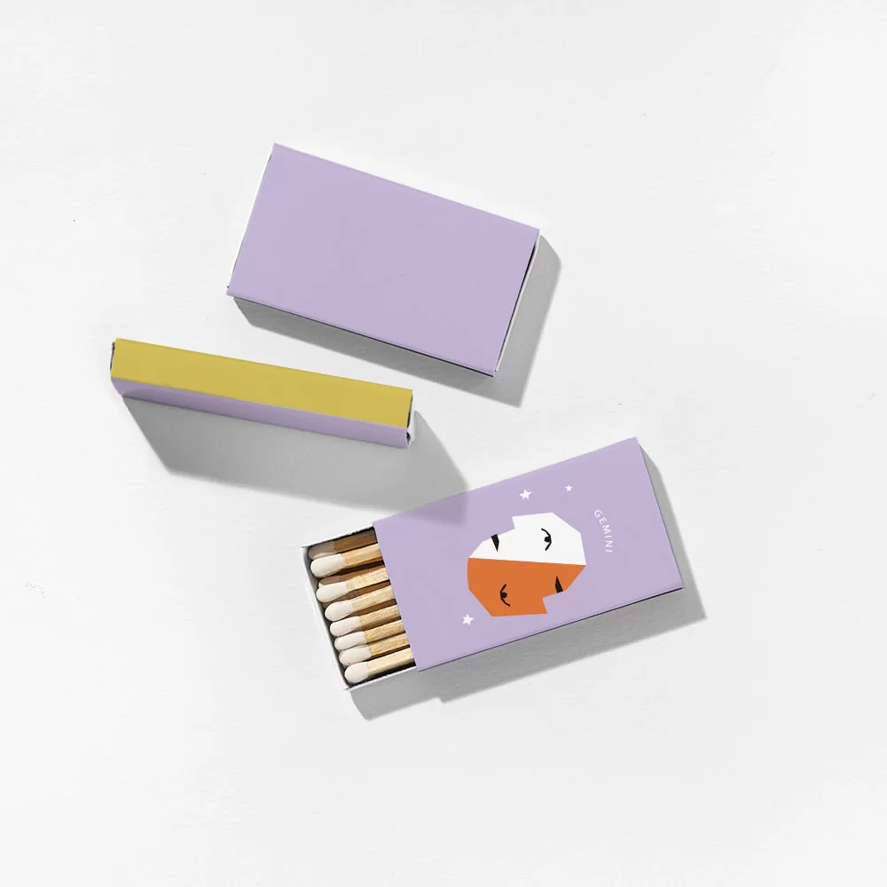Color Pop Zodiac Matchboxes