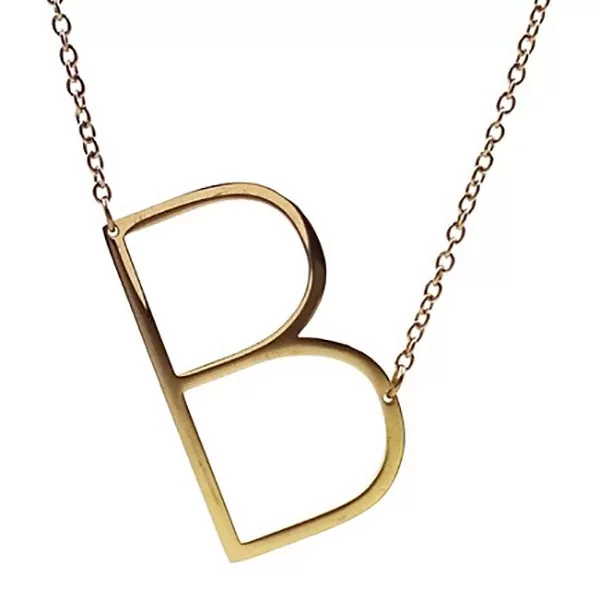 Initial Necklace B