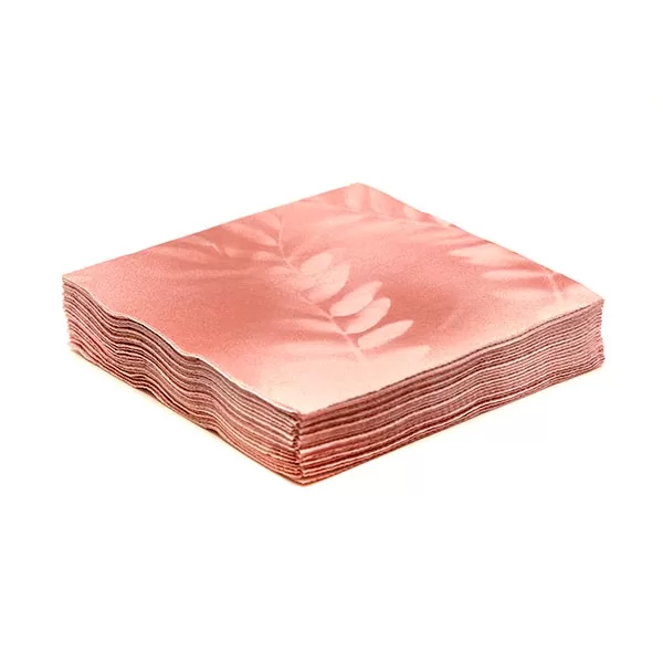 Rose Leaf stack of napkins