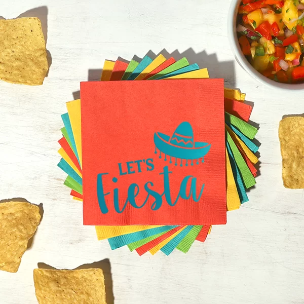 Let's Fiesta Cocktail Napkins - Pack of 20