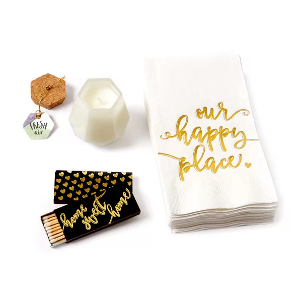 Our Happy place Guest Towels Pack