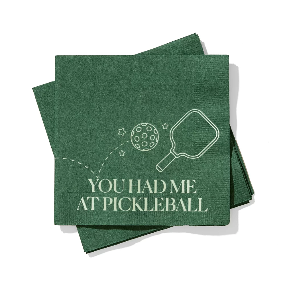 You Had Me At Pickleball Cocktail Napkins - Pack of 20 or 50