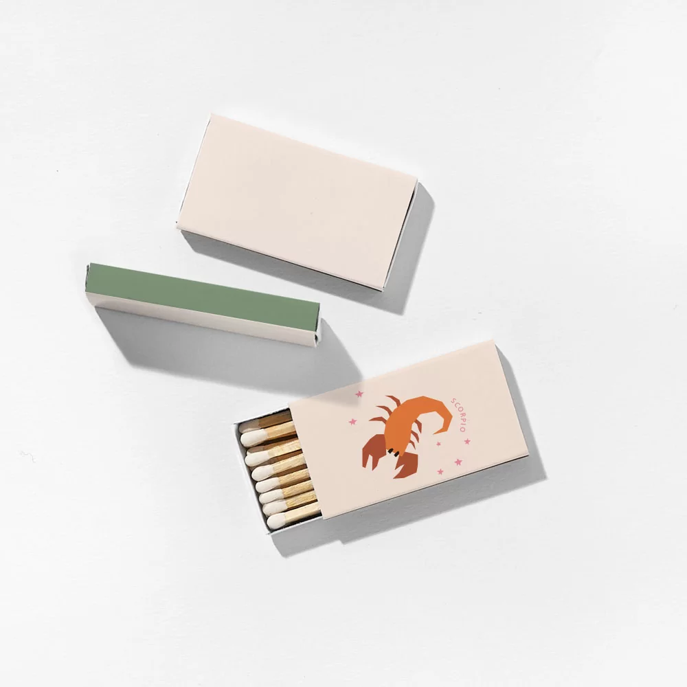 Color Pop Zodiac Matchboxes
