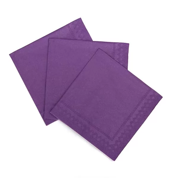 Amethyst Shimmer Cocktail Napkins