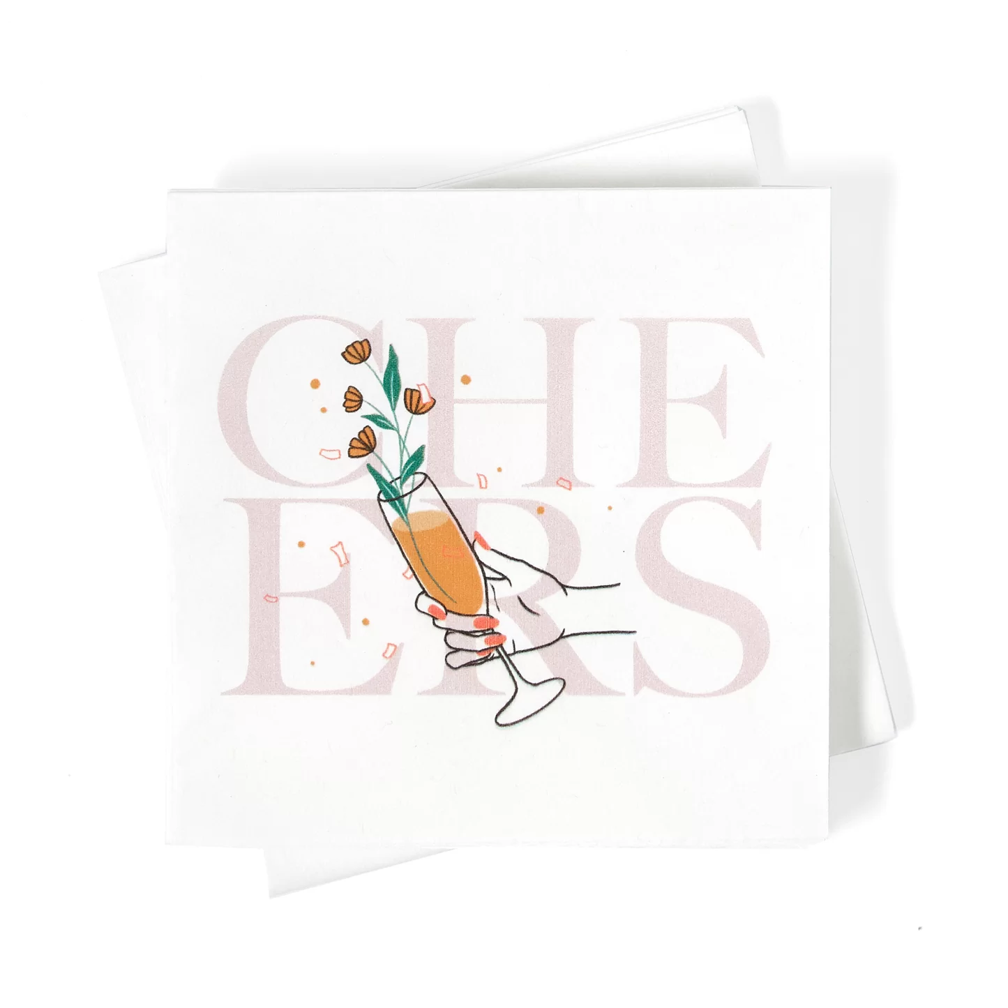 Champagne Cheers Photo Cocktail Napkins - Pack of 20 or 50