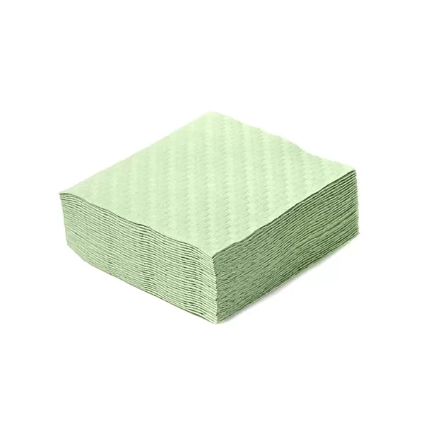 Sage Woven stack of napkins