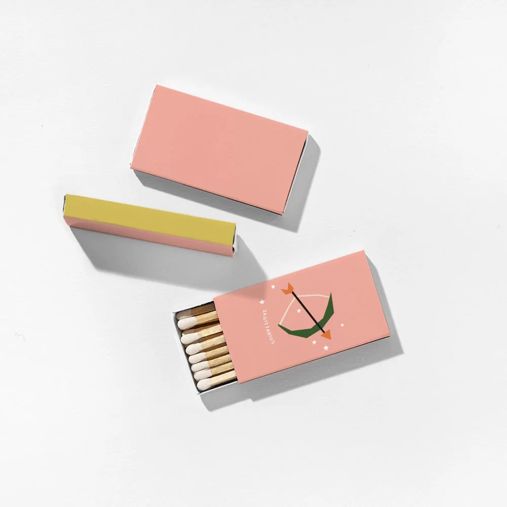 Color Pop Zodiac Matchboxes