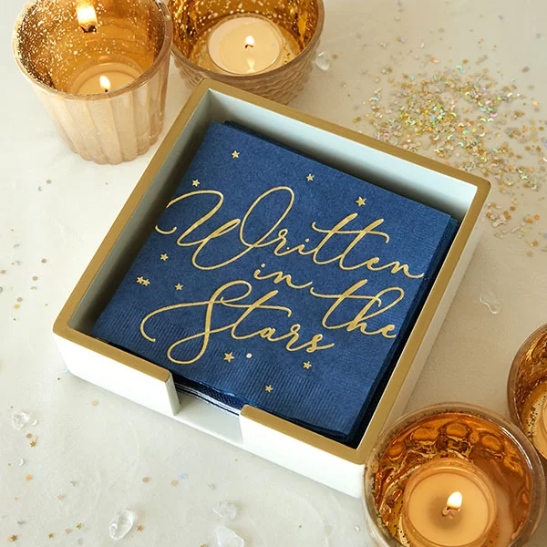 Written in the Stars Cocktail Napkins - 20 or 50 Pack