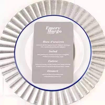 Rounded Corner Menu (4.5 x 7) (Thermography)