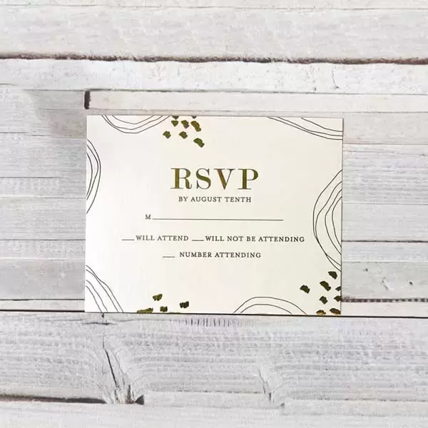 RSVP Card (Foil)