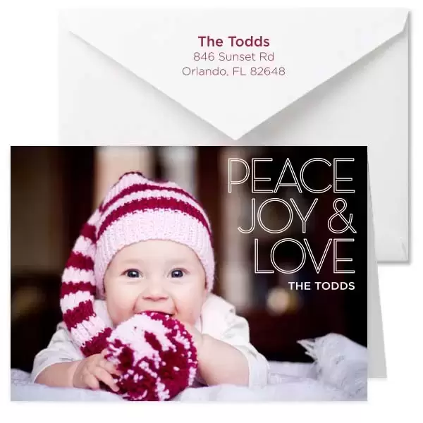 Large Folded Note Card (Photo)