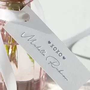 Rectangle Gift Tag (Letterpress)