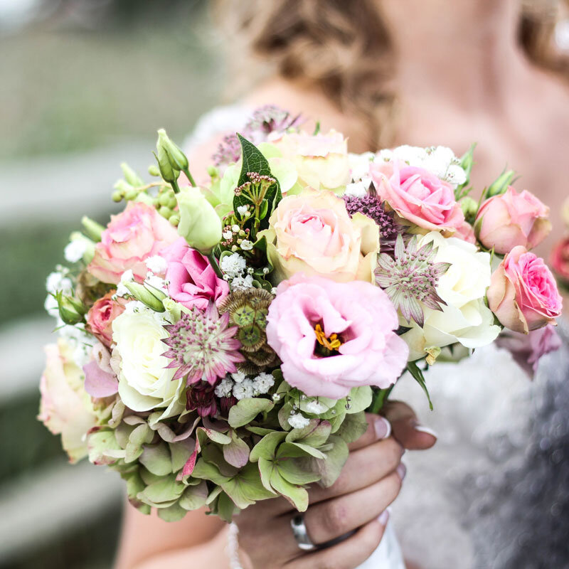 Soft Pastel Floral Bouquet