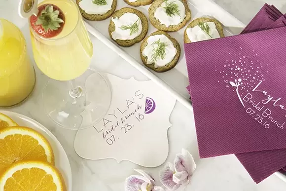 Custom Coasters Bridal Shower