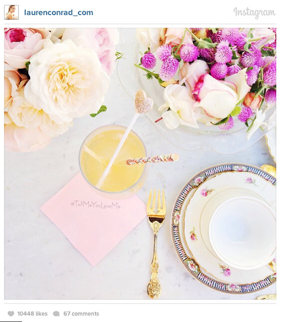 Lauren Conrad Personalized Cocktail Napkin