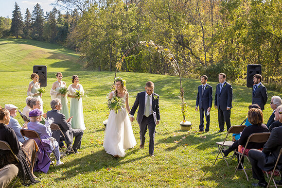Outdoor Rustic Fall Wedding Archway