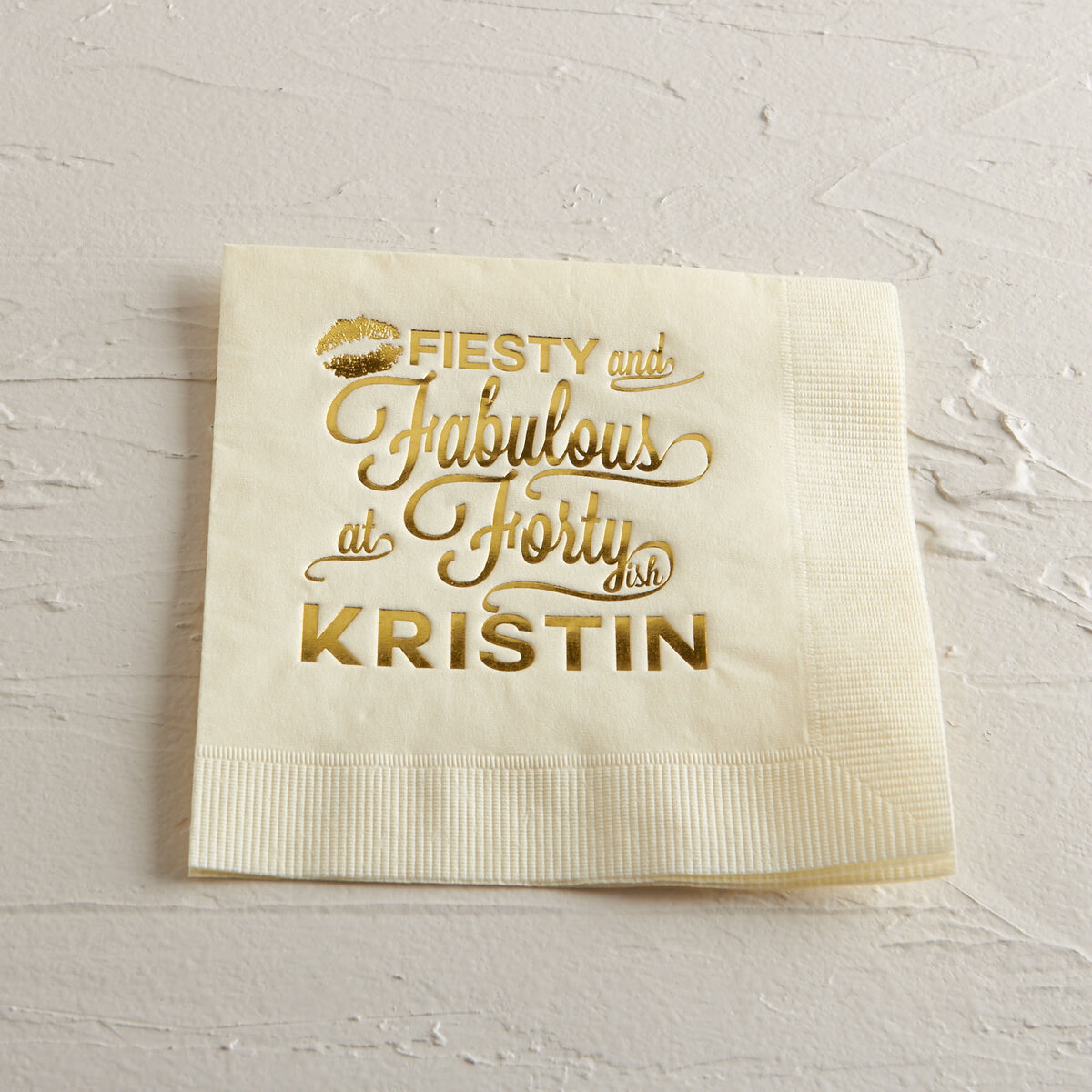 personalized cocktail napkin birthday napkins