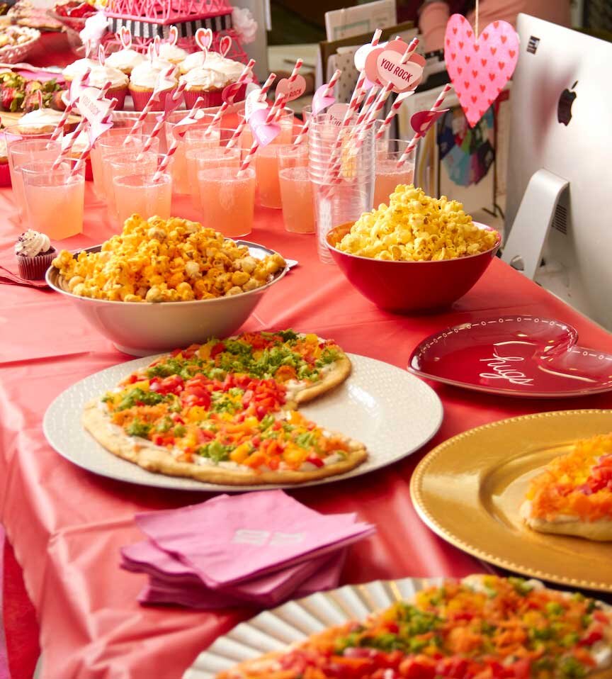 Valentine's Day Office Party with Personalized Party Products