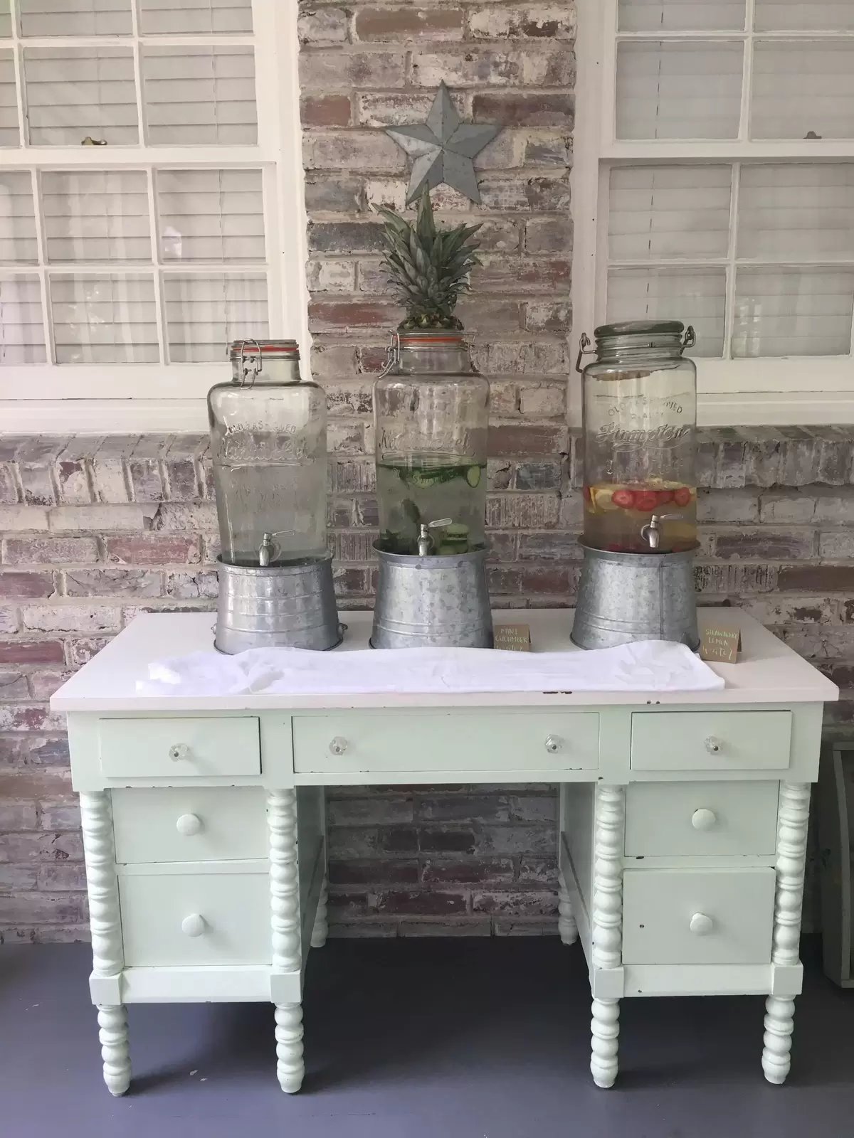 bridal shower infused waters