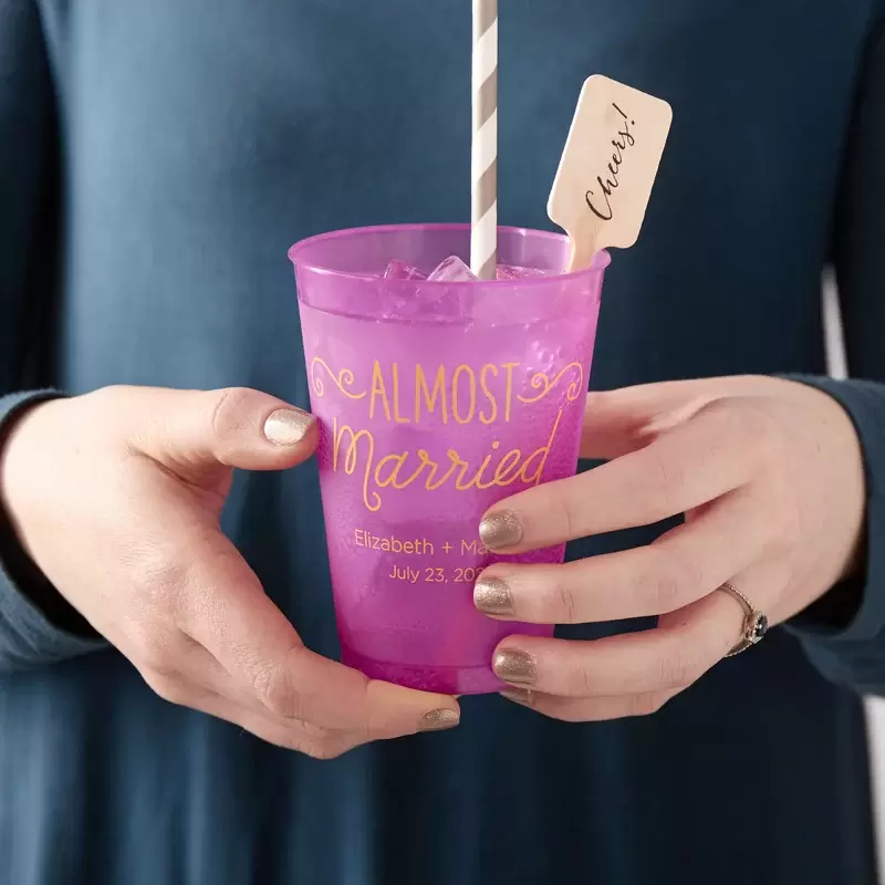 pantone ultra violet themed party cups