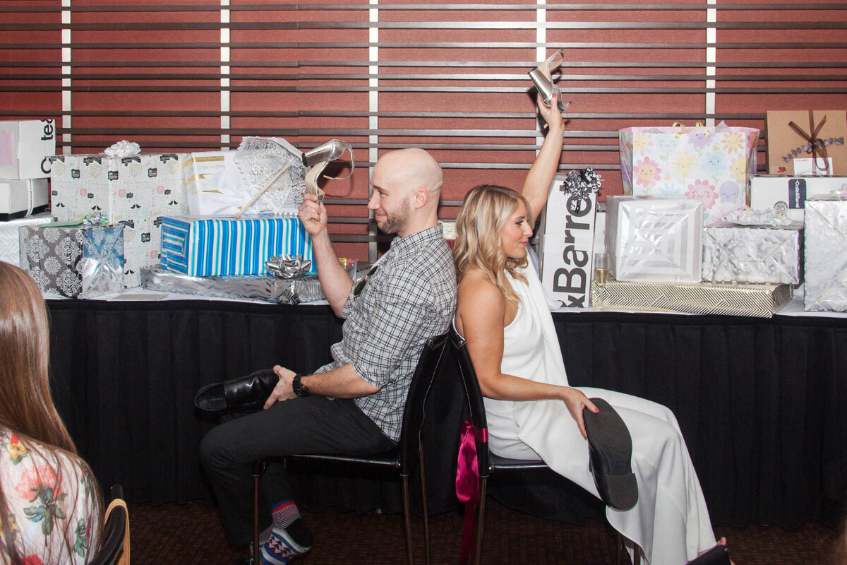 bridal shower couple shoe game