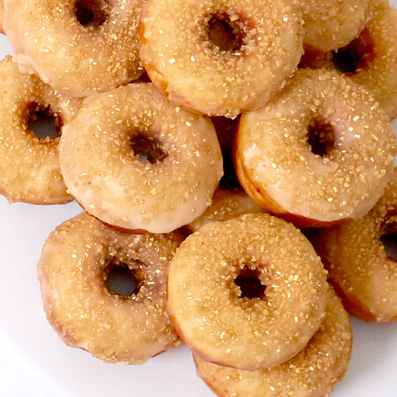 glitter donuts