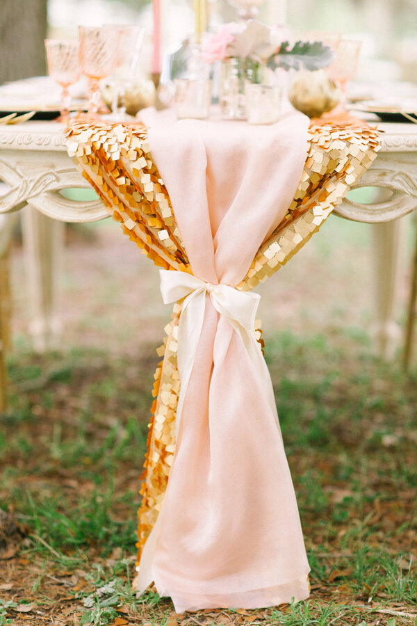 graduation glitter table runner
