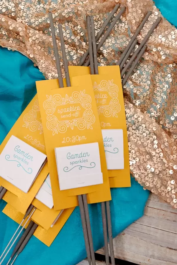 sparkler sleeves for your graduation party